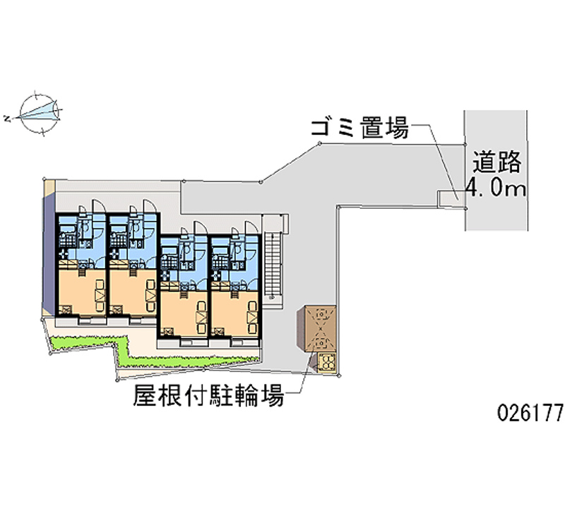 レオパレスＨ＆Ｋ 区画図