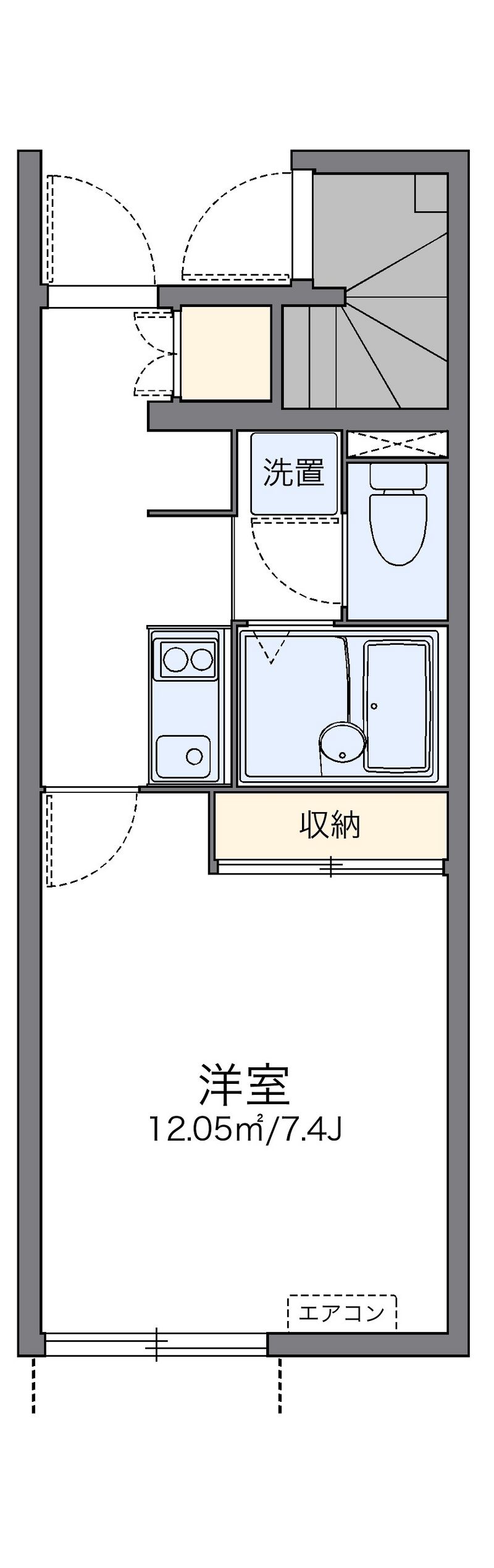 レオネクストＳＫ 間取図