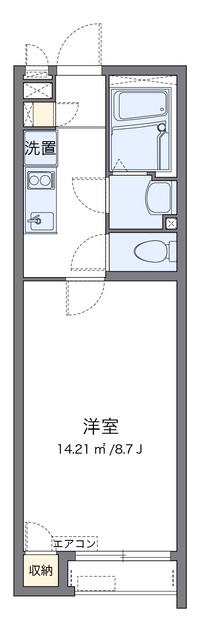 クレイノＫＯＮＤＯＨ 間取り図