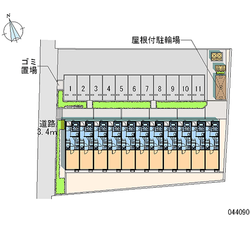 44090 bãi đậu xe hàng tháng