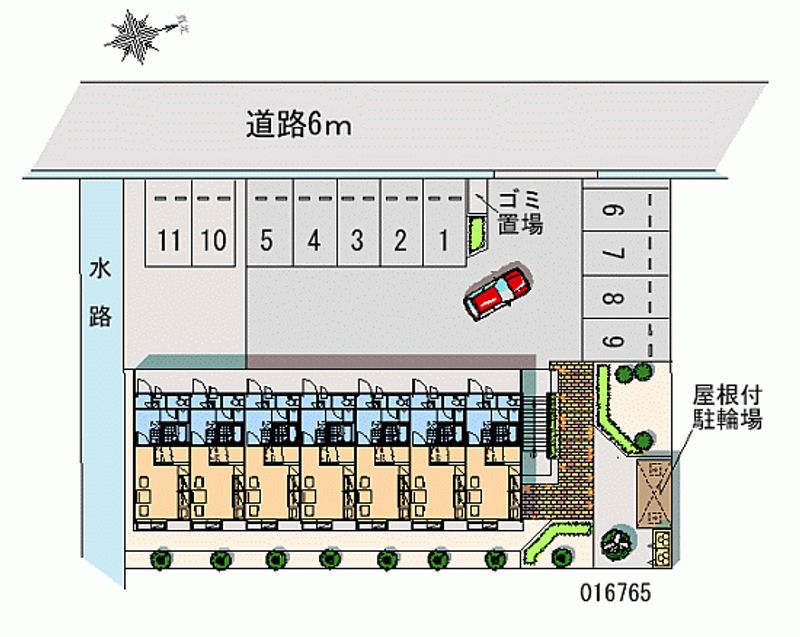 16765月租停車場