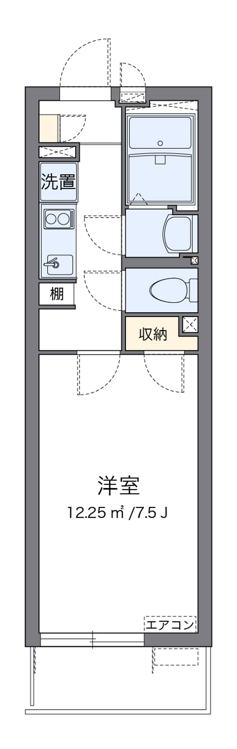 クレイノウィングコート川崎 間取図