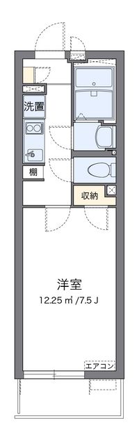 クレイノウィングコート川崎 間取り図