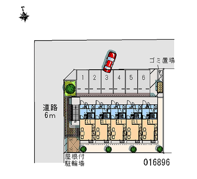 16896 bãi đậu xe hàng tháng