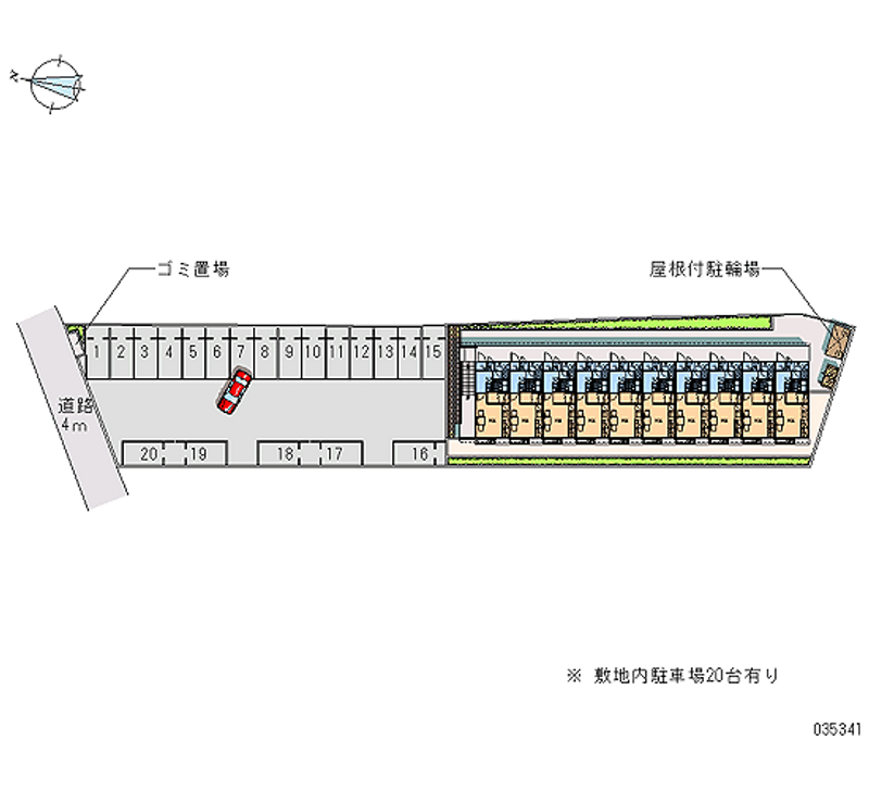 35341 bãi đậu xe hàng tháng