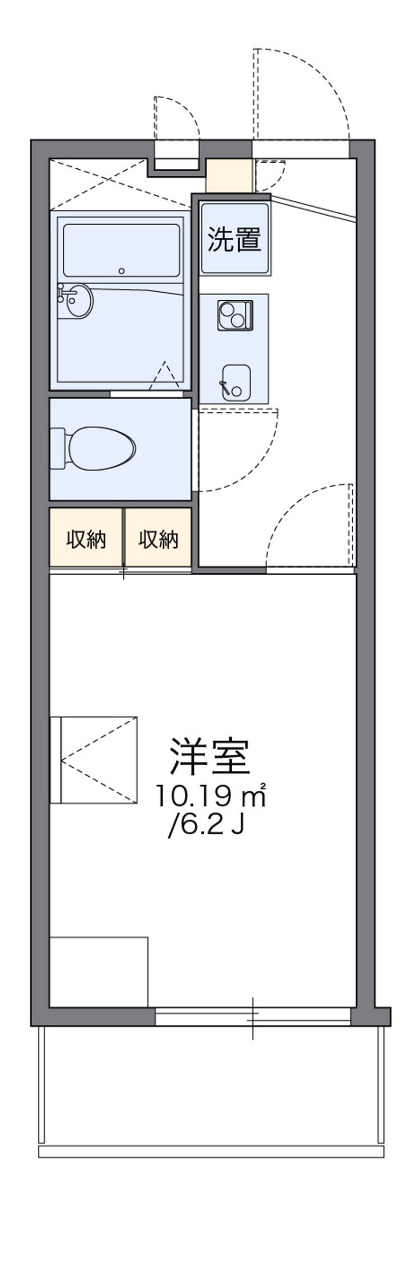 レオパレスＳＵＮＲＩＳＥ 間取図