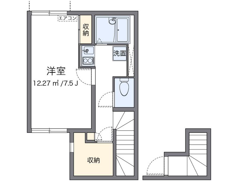 クレイノリッツハウス　中道 間取図