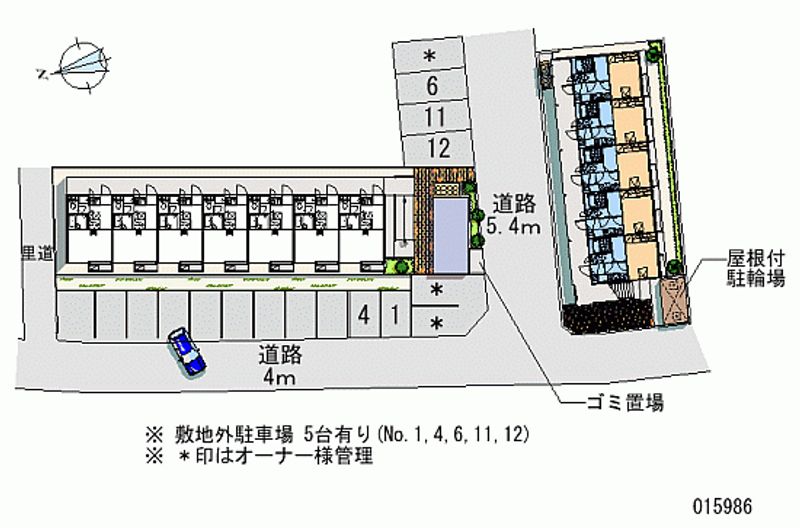 15986月租停車場