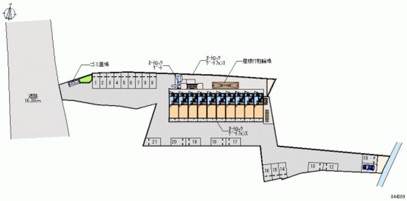 44389 bãi đậu xe hàng tháng