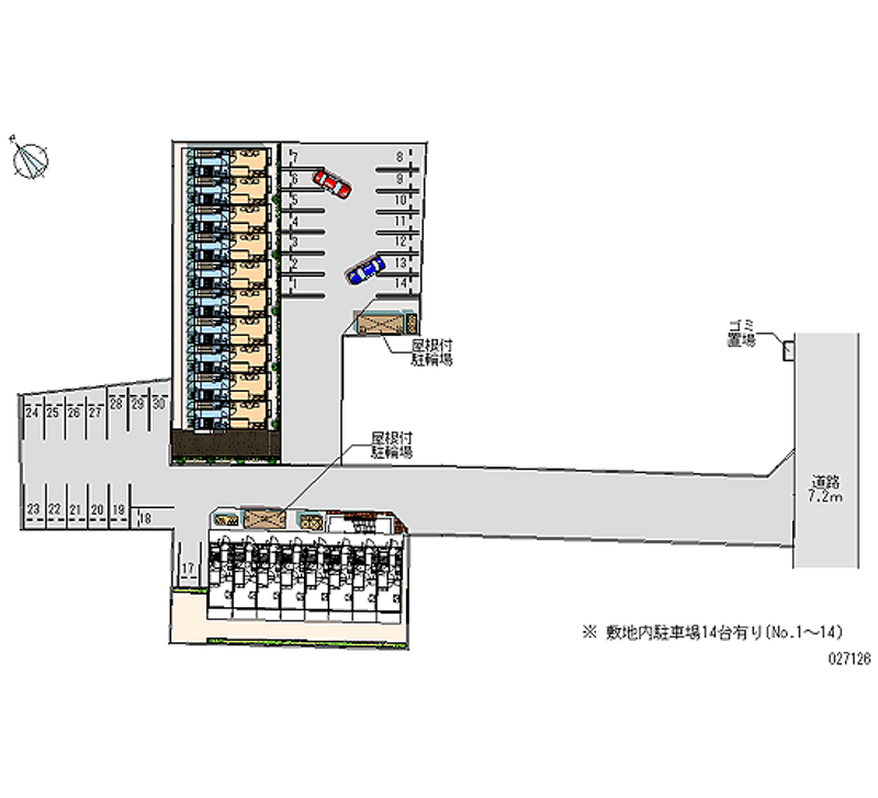 27126 bãi đậu xe hàng tháng