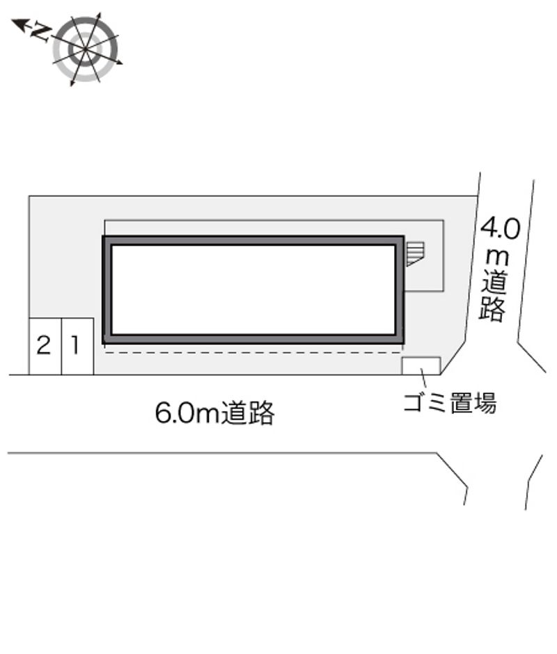 レオパレスパークハイムＮＳ 配置図