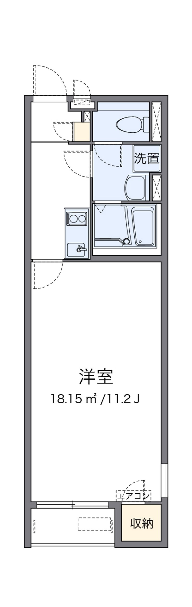 クレイノサントウソウ 間取図