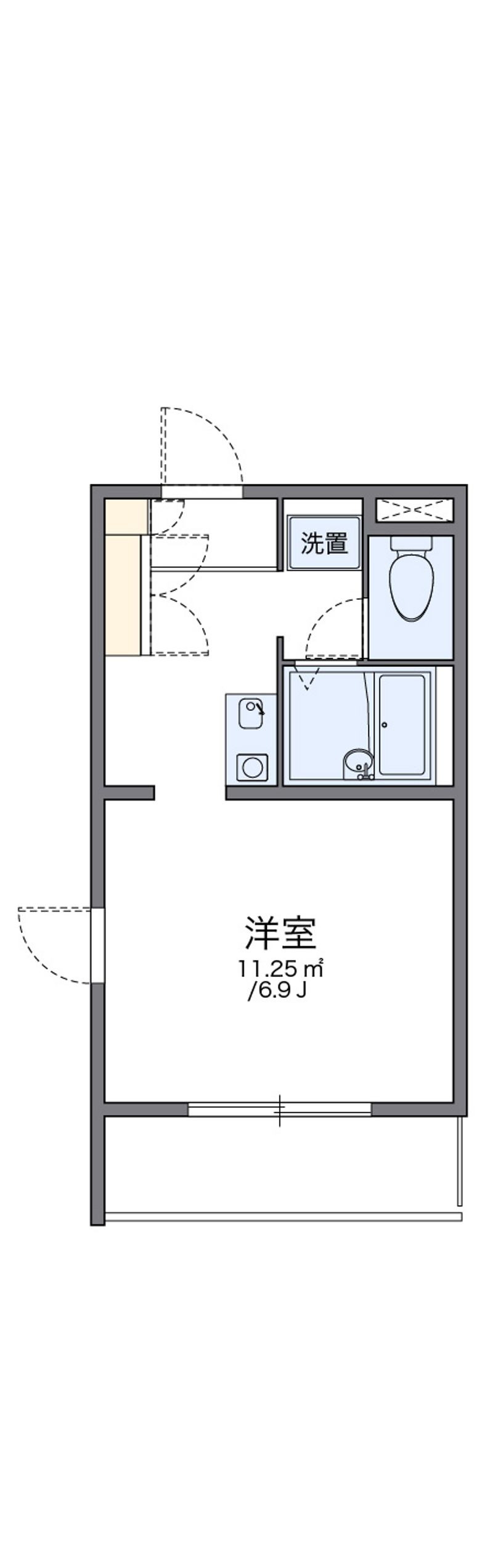 leopalace Shell Miyako 户型图