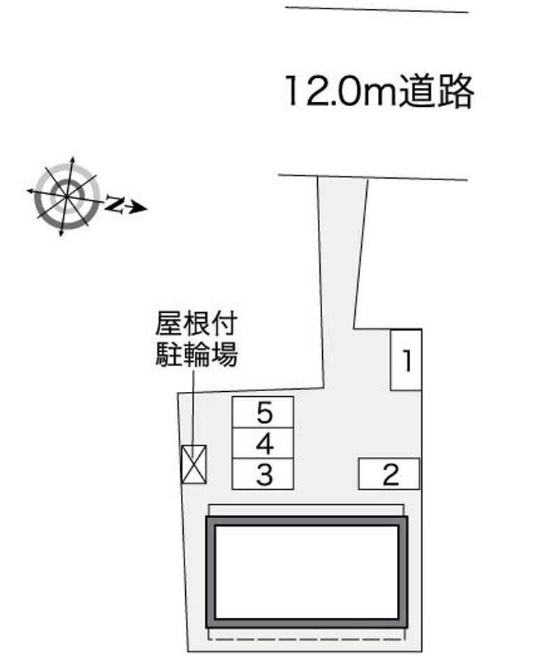 レオパレス松本 配置図