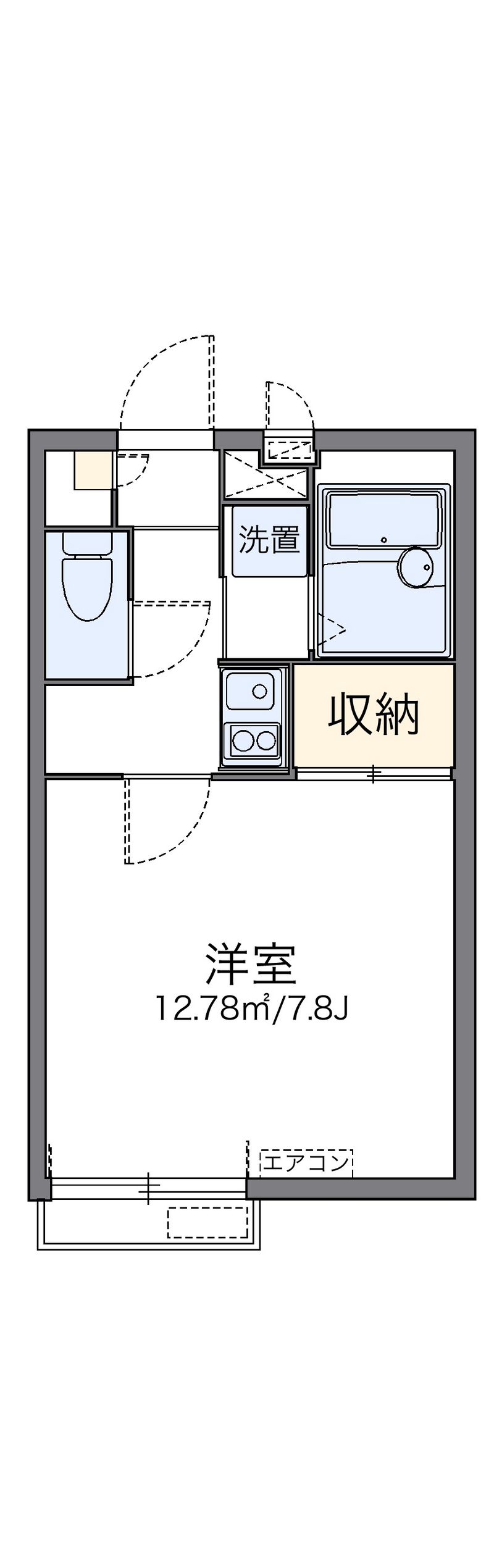 leopalace Akebono 户型图