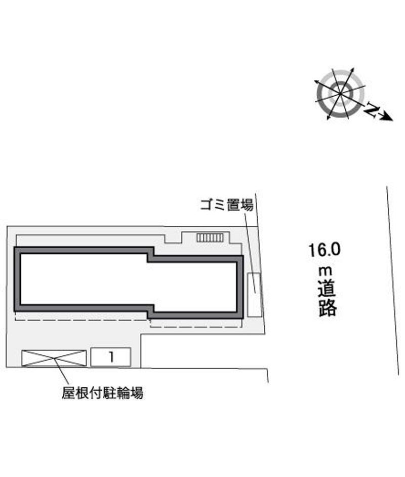 レオパレスヴィオラⅡ 配置図