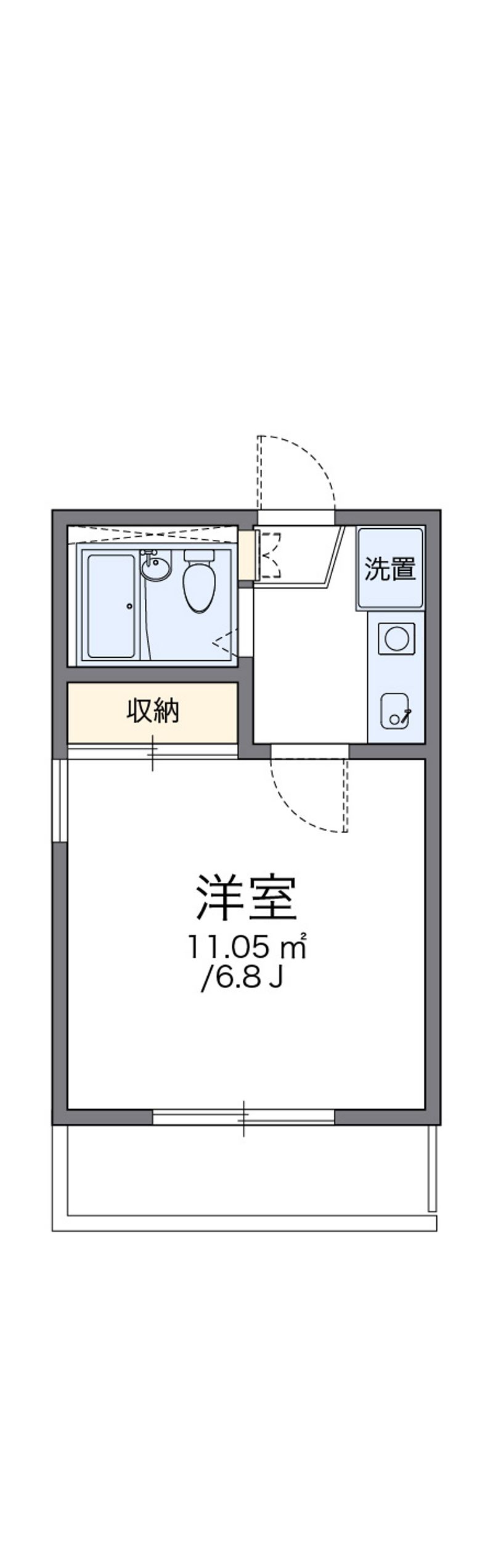 レオパレス松田 間取り