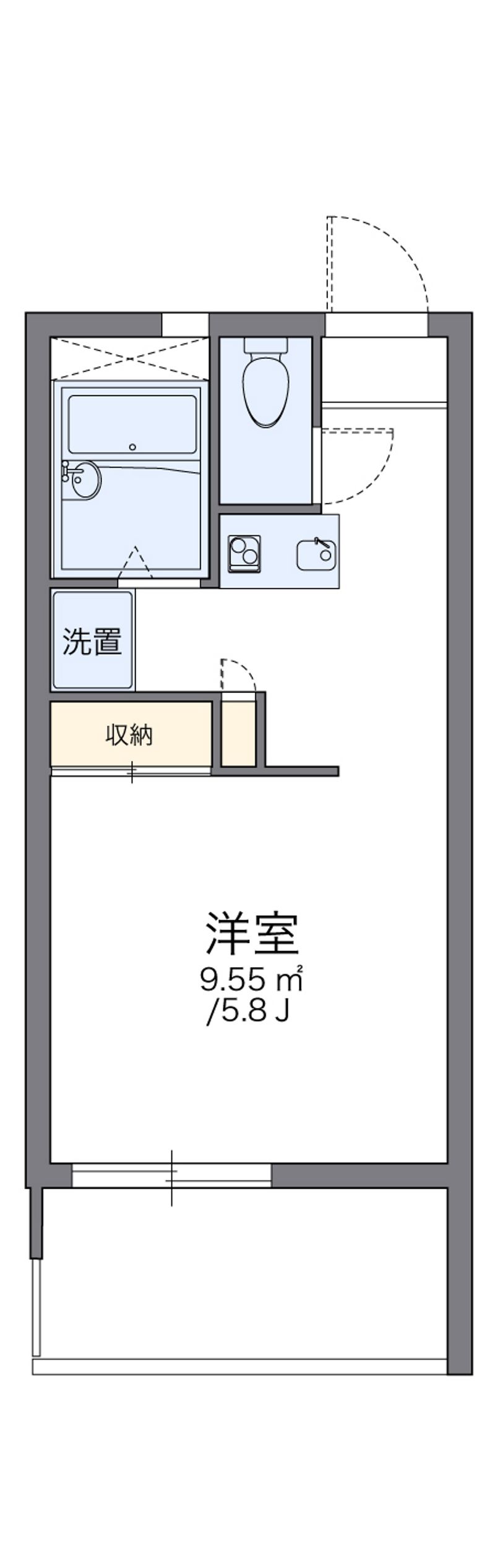 レオパレス宇多津 間取図
