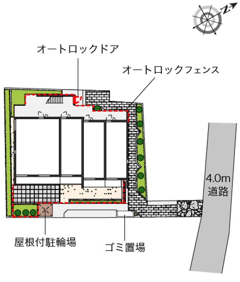 レオネクストグリーンライト 配置図
