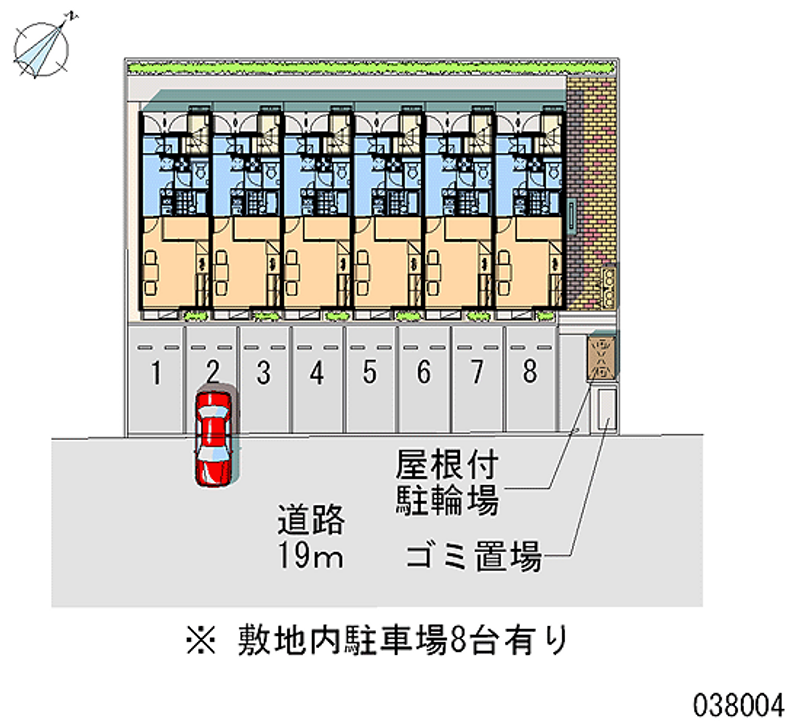 レオパレス王子台　参番館 月極駐車場