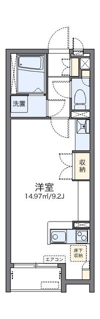 レオネクスト大和町 間取り図