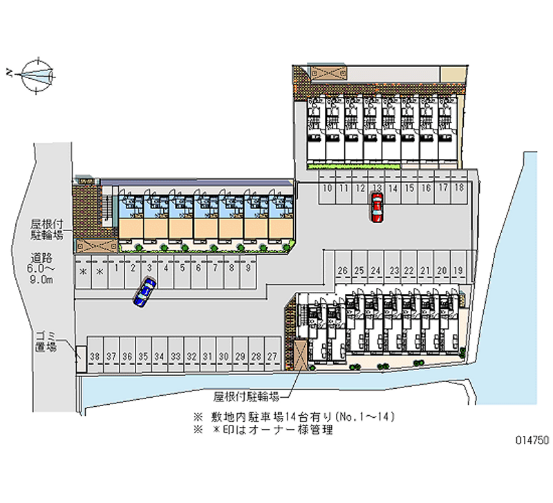 14750 bãi đậu xe hàng tháng