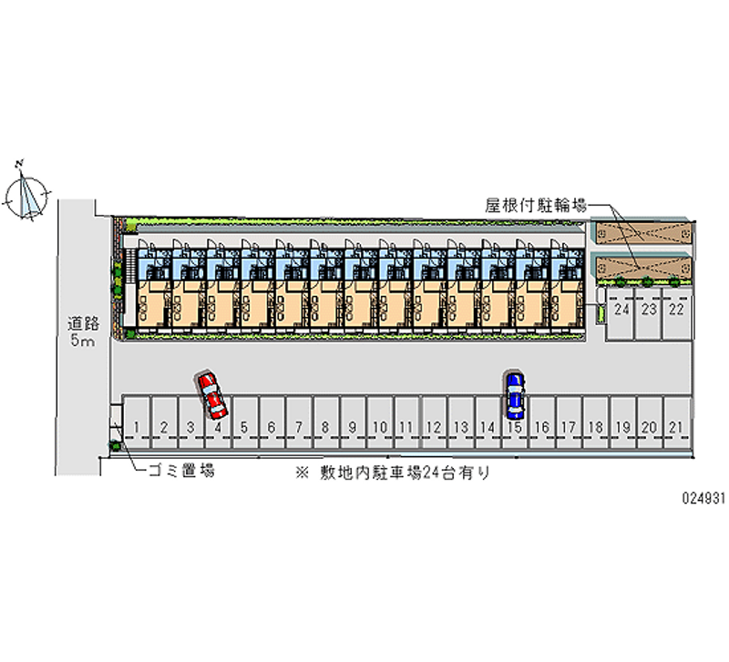 24931 Monthly parking lot