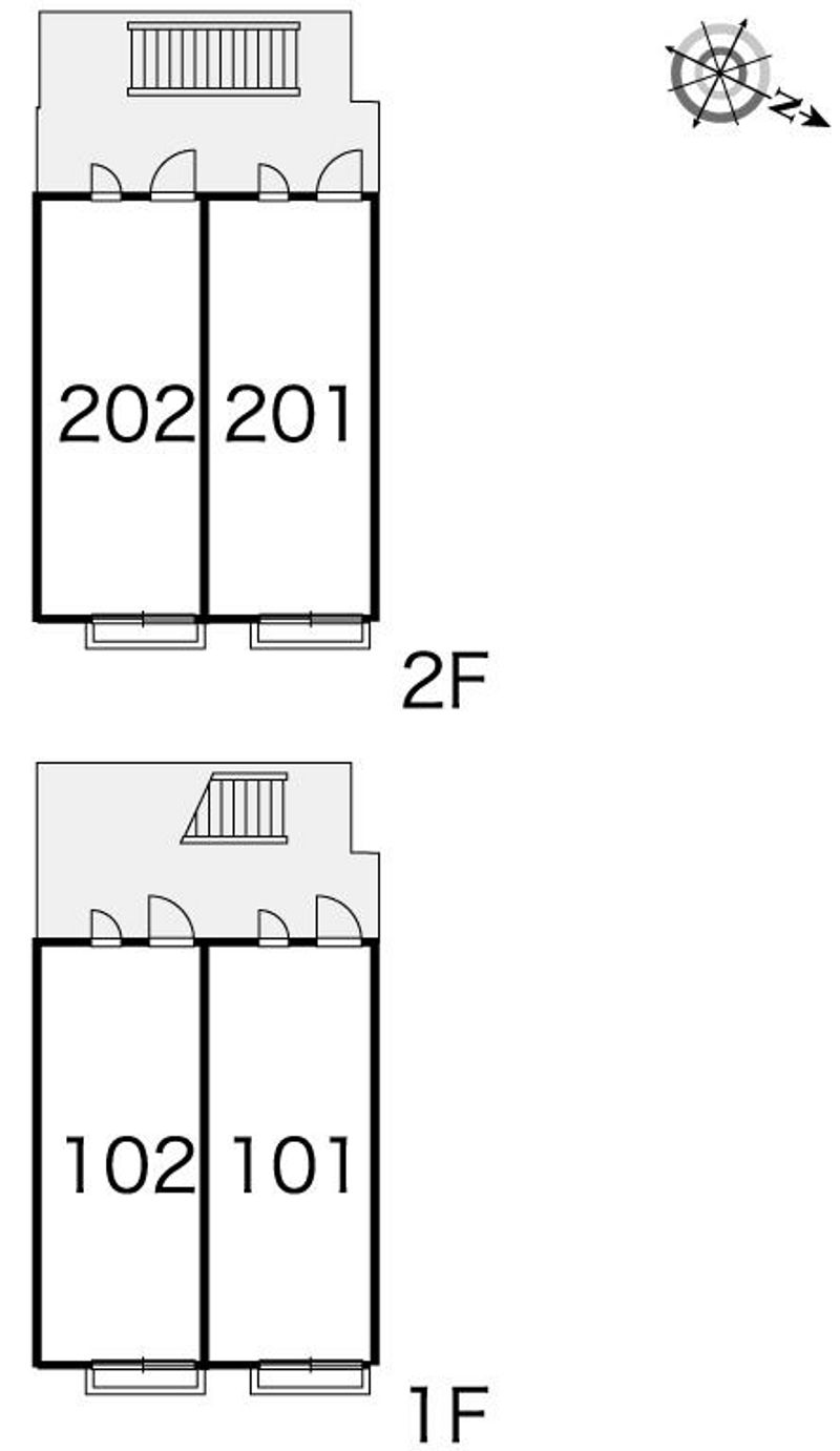 レオパレス田園調布Ａ 間取り配置図
