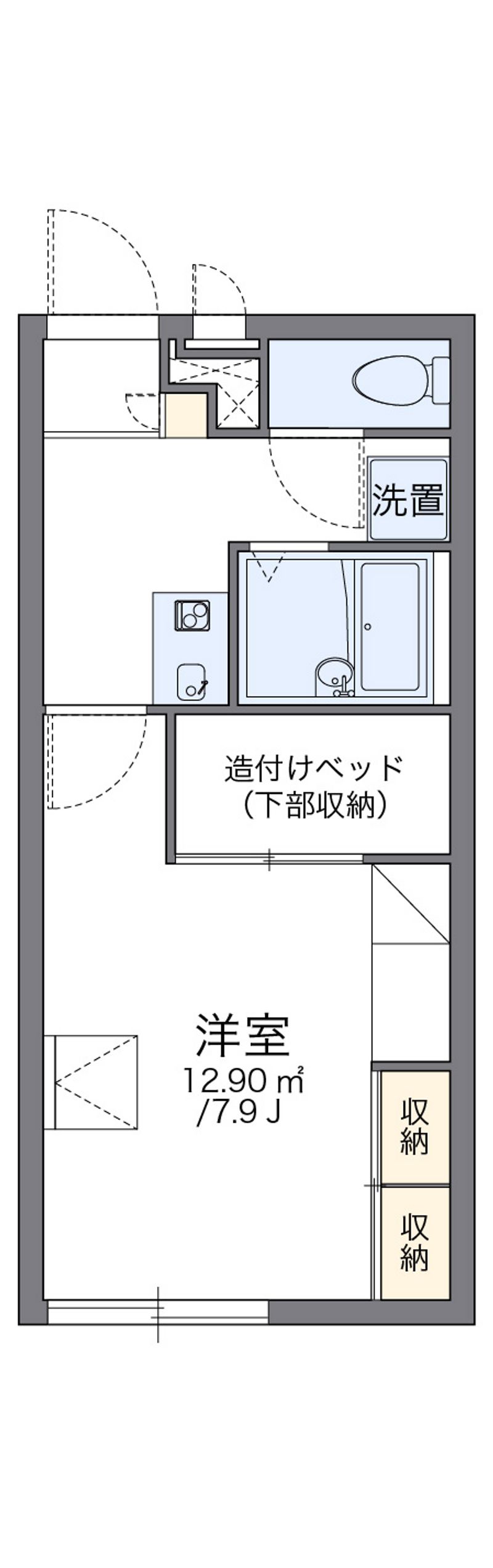 レオパレス川井 間取図