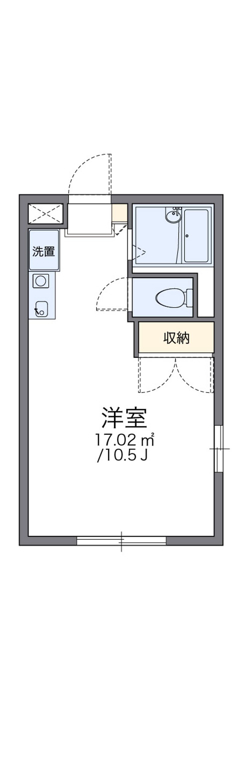 レオパレス鈴蘭 間取図