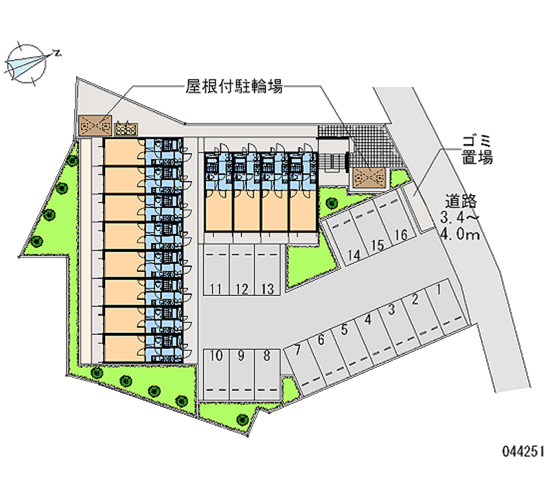 レオパレス代官町 月極駐車場