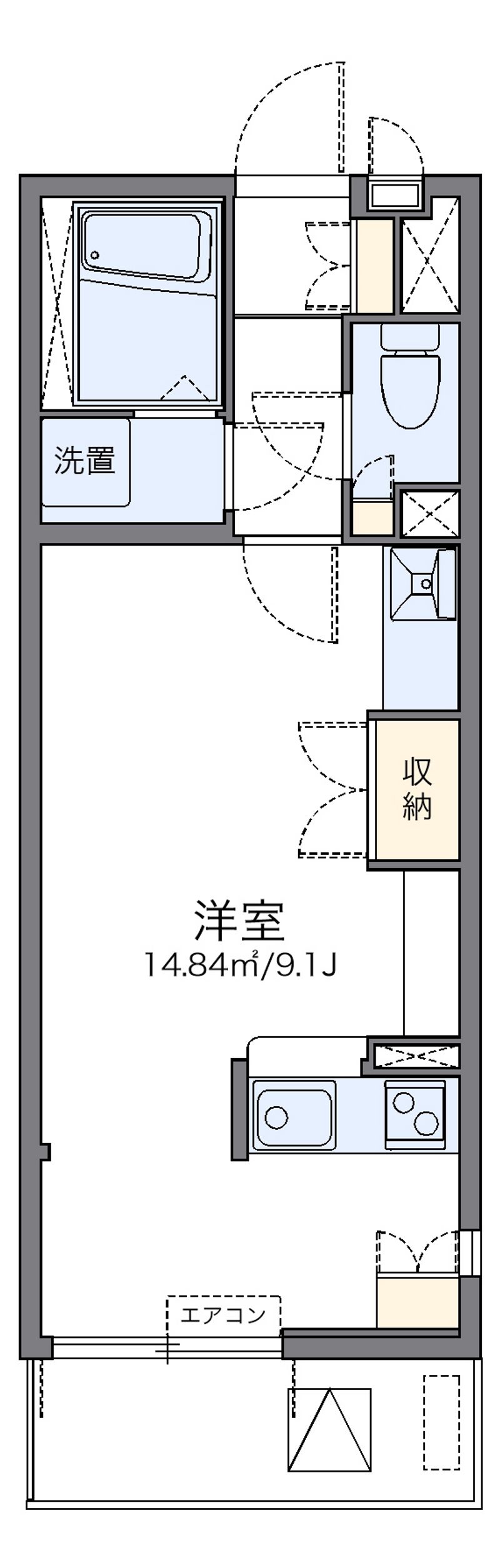 レオネクスト舞浜Ⅱ 間取図