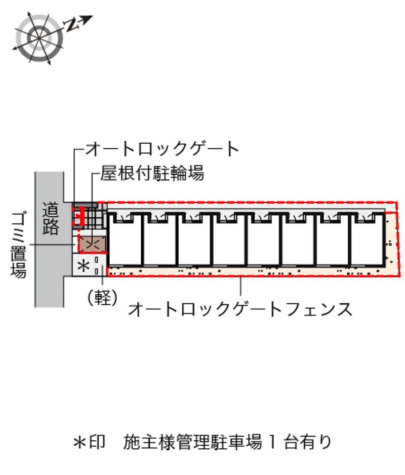 レオネクスト筒井 配置図