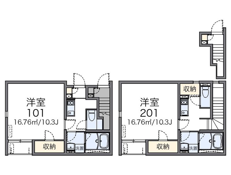 レオネクストかすが 間取図