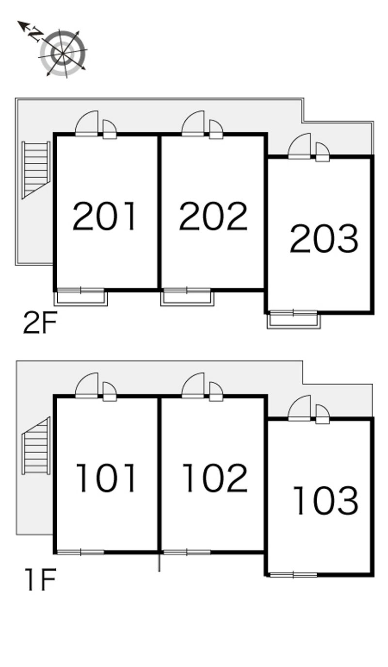 レオパレスすみれ 間取り配置図
