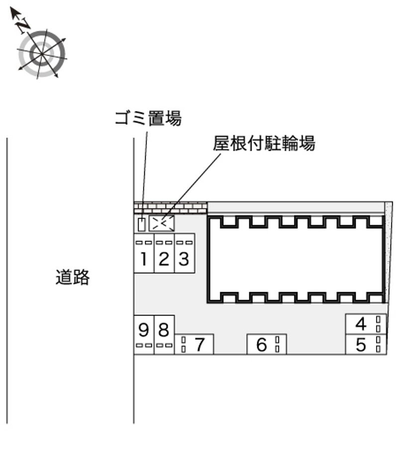 レオネクスト桜弐番館 駐車場
