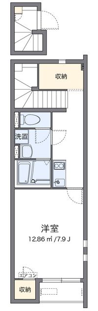 クレイノＫＡＮＡＭＥⅢ 間取り図