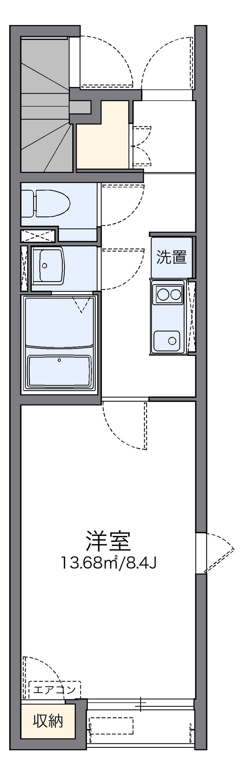 レオネクストいなほ 間取図