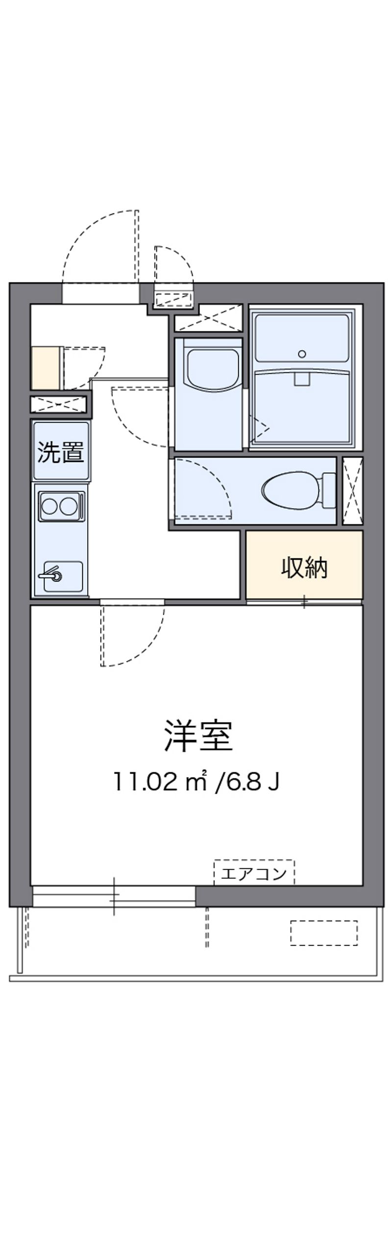 クレイノヴィラ曽根Ｅ 間取り