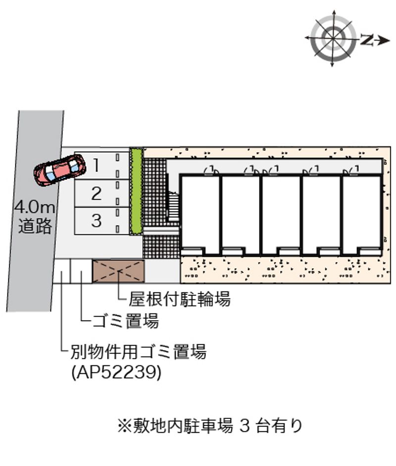 ミランダロイン 駐車場