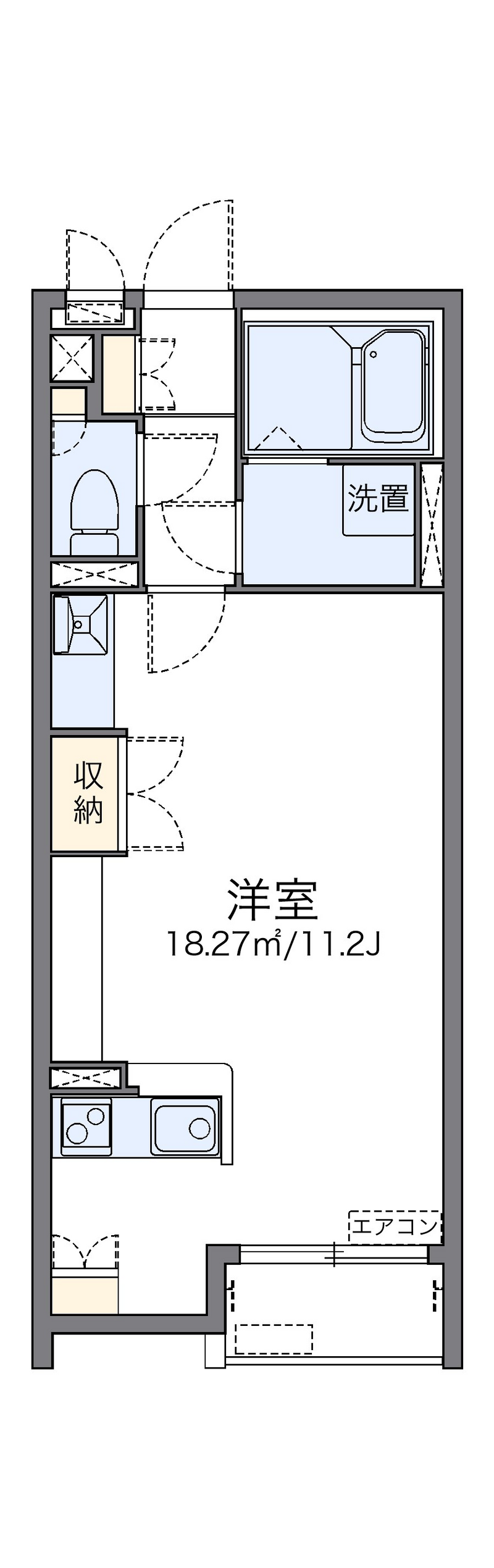 レオネクストＡｑｕａ 間取り