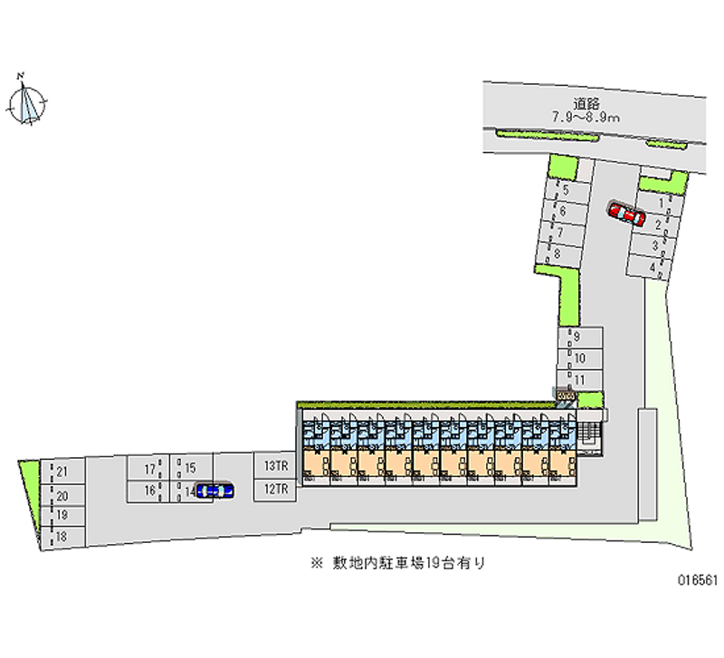 16561 Monthly parking lot