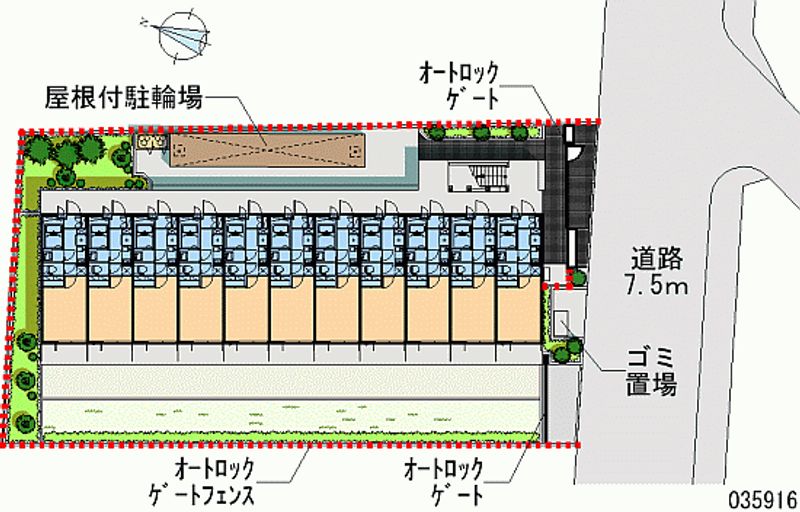 レオパレストレ 区画図