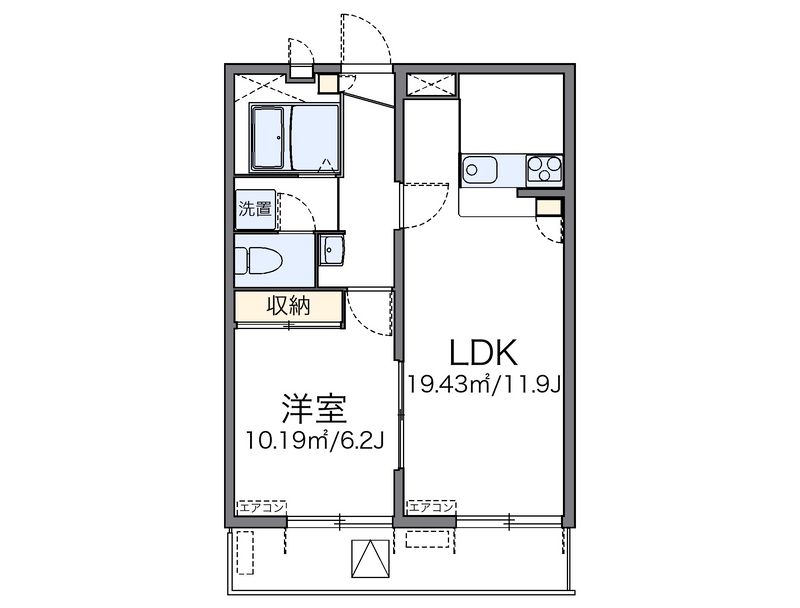 レオパレス翔 間取り