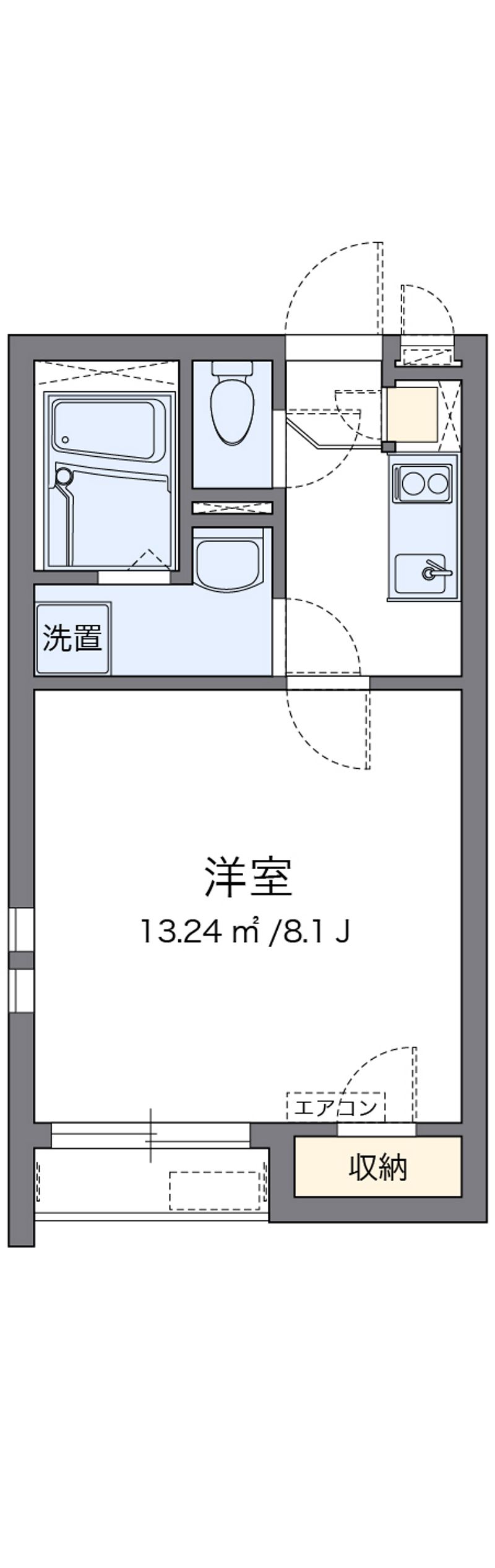 クレイノ柊 間取図