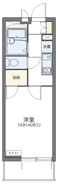 レオパレスＦｏｕｎｔ　ＡⅡ 間取り図