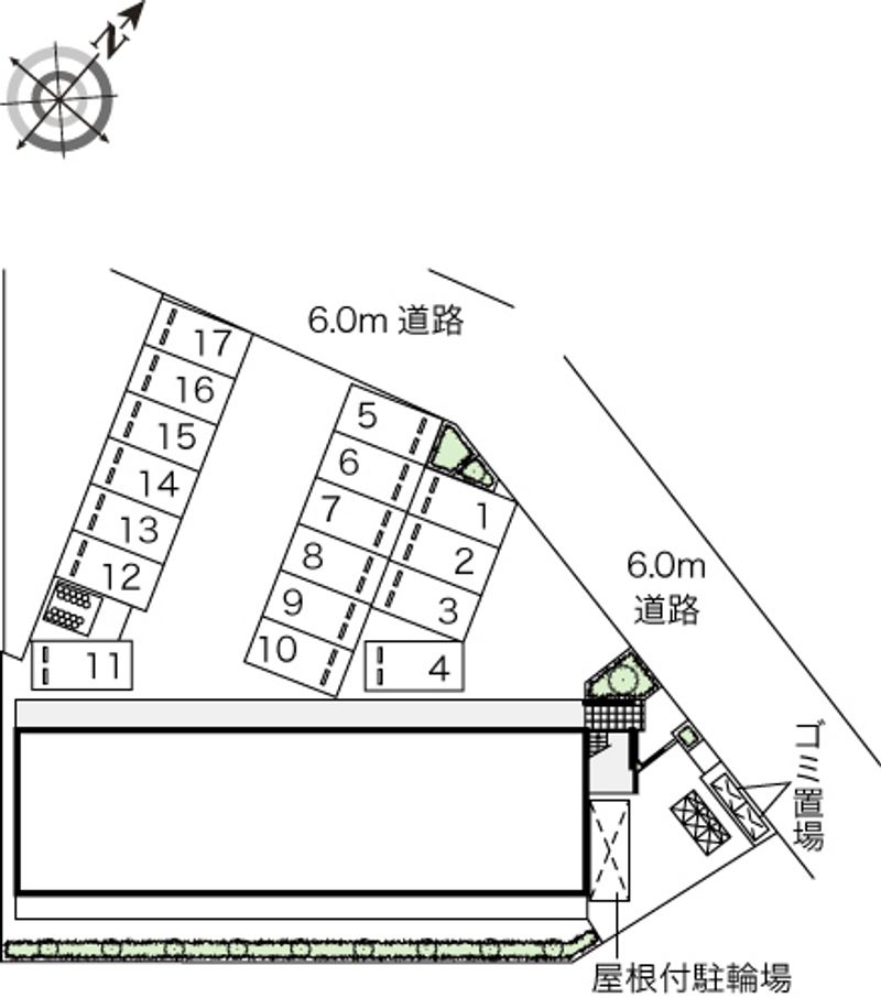 レオネクストＯＡＳＩＳ花中 配置図