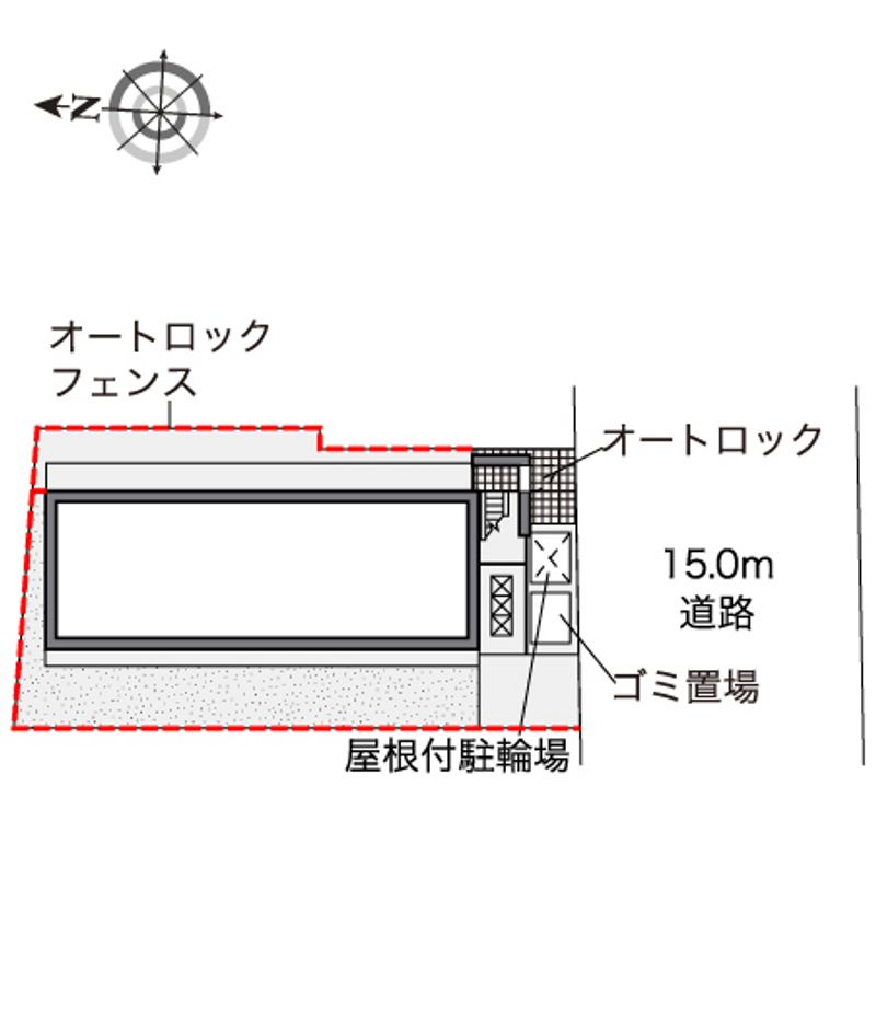 レオパレス青木橋 配置図
