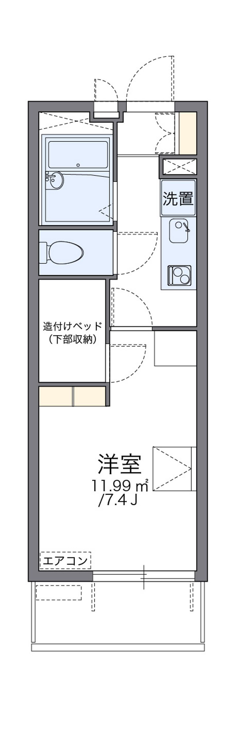 レオパレスＡＬＴＡⅤ 間取図