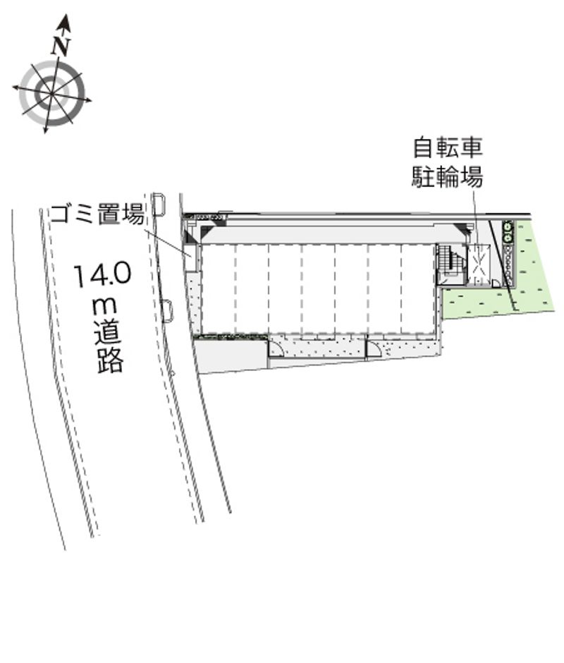 レオパレス姿見 配置図